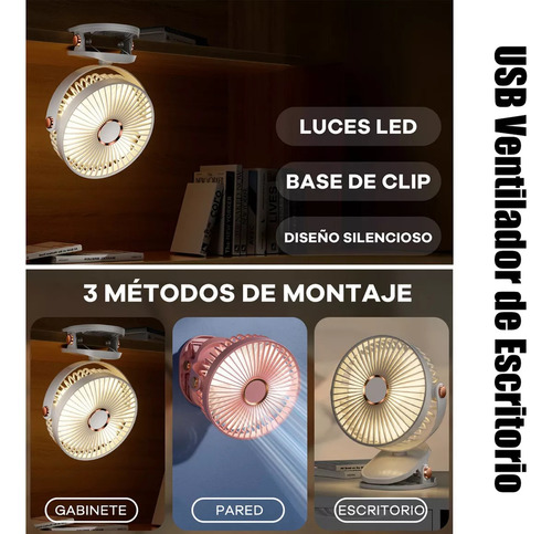 Ventilador Portátil De Mano, Ventilador De Refrigeración, Re Estructura Blanco