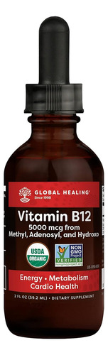 Global Healing B12 Blend Orgánico 2500mcg 59ml