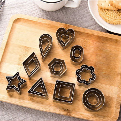 Mini Conjunto De Formas Cortador Galletas Por Pastel Frutas