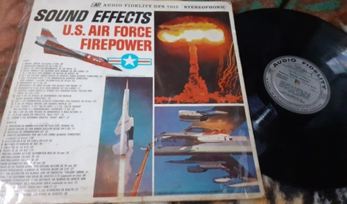 Disco Sounds Effects Us Air Force Firepower..lp Vinilo