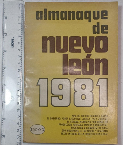 Almanaque De Nuevo León 1981