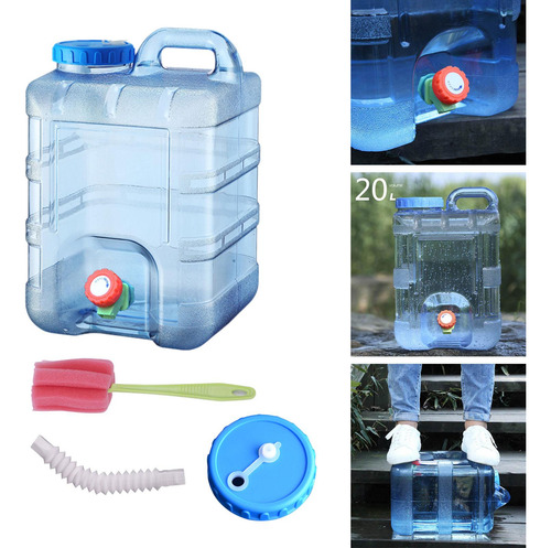 Contenedor De Agua Con Espita, Jarra De Con Tapa De Manguera