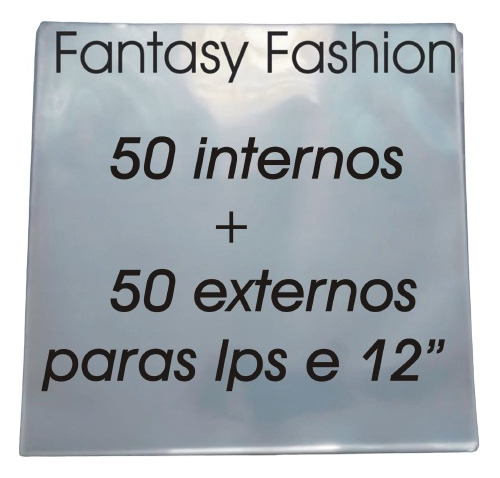 100 Plasticos Externo 0,15 Grosso  + Internos 0,06 Sacos Lp