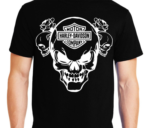 Harley Davidson - Motocicletas - Vector 5 - Polera