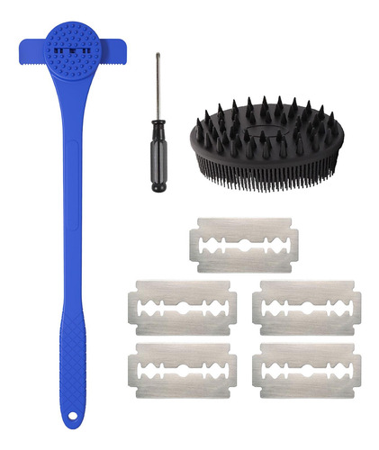 Afeitadora Para La Espalda Peluquero Para La Espalda Azul