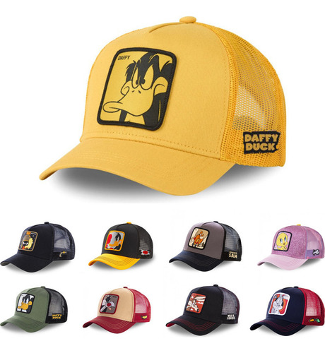 Js Anime Gorra De Béisbol Hip Hop Malla Trucker Cap