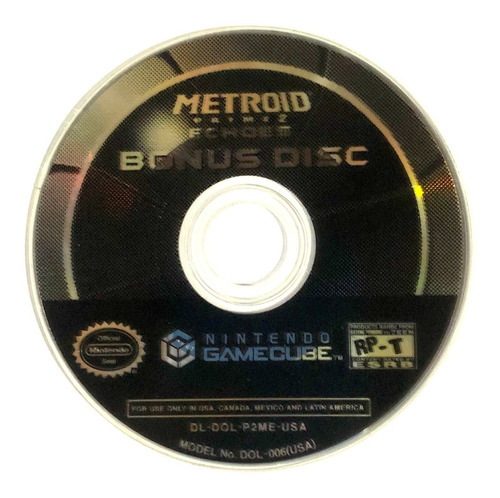 Metroid Prime Echoes Bonus Disc - Original Nintendo Gamecube