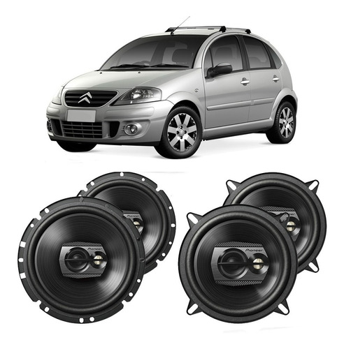 Alto Falante Citroen C3 2009 A 2012 200w Rms Automotivo