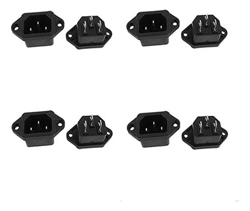 8 Enchufes Iec 320 C14 Macho 250 V 10 A