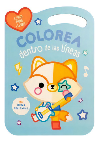 Libro Para Colorear Dentro De Líneas: Zorro, De Varios Autores. Editorial Yoyo Books, 2022