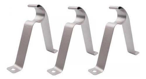 2 Elegantes Soportes Para Barras De Cortina Para 2 Piezas