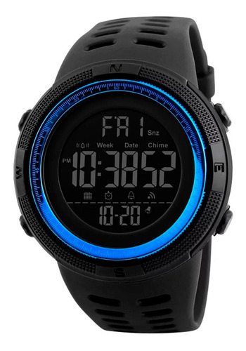 Relógio Skmei 1251 Digital Masculino Militar Azul