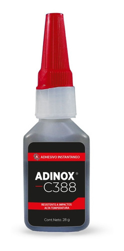 Imagen 1 de 9 de Adinox® C388, Adhesivo Instantáneo Resistente A Impactos 
