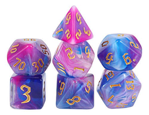 6 Juego De Mesa 7x D4-d20, Juguetes De Entretenimiento,