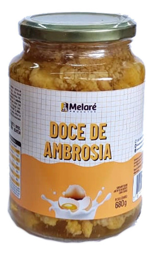 Doce De Ambrosia Melare 680g