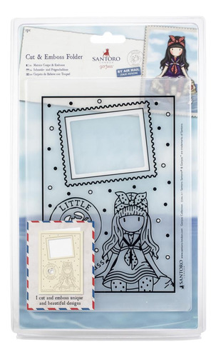 Scrapbook Folder Grabado Corte Gorjuss Repujar Papel Niña