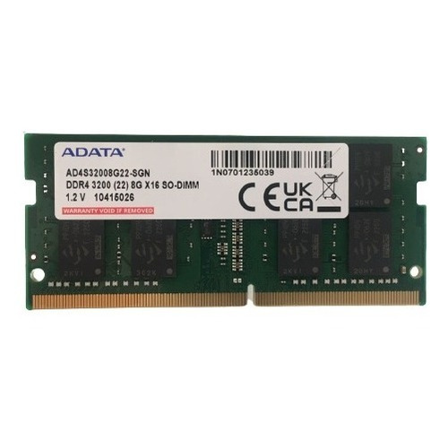 Memoria Ram Premier 8gb 1 Adata Ad4s320088g22-sgn