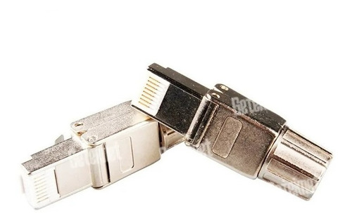 Conector De Red Blindado, Acoplador Rj45 Cat6a