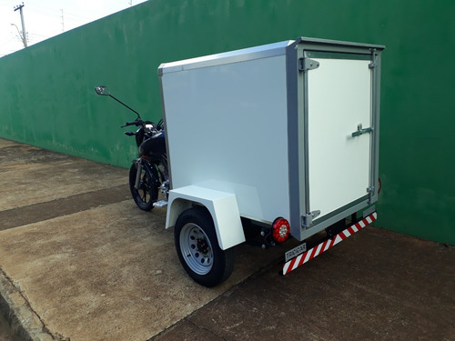 Imagem 3 de 5 de Tricicar Triciclo De Carga Furgão Alumínio 160cc 2021/2022