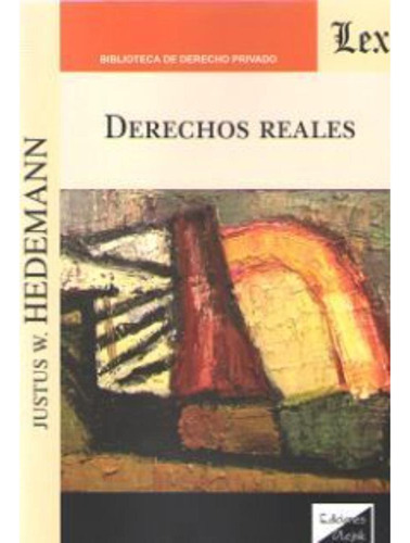 Libro.- Derechos Reales