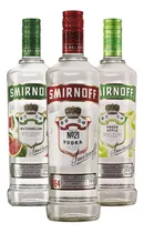 Comprar Vodka Smirnoff Clasico + Green Apple + Watermelon Sabor Green Apple