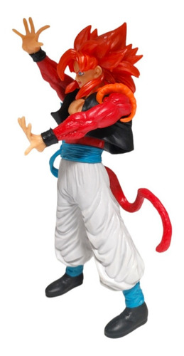 Imagen 3 de 4 de Muñeco Dragon Ball Z Gogeta Super Saiyajin Fase Cuatro 18 Cm