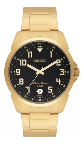 Relogio Orient Masculino Dourado - Mgss1103a P2kx