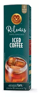 Café em cápsula Iced Coffee Rituais 10 unidades com 7g cada 3 Corações