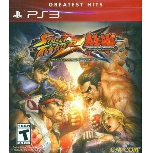 Street Fighter X Tekken Ps3 Midia Fisica Novo 