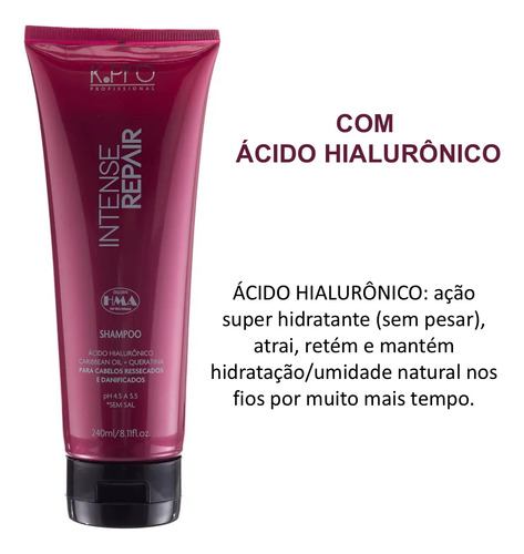 K.pro- Intense Repair Shampoo 240ml