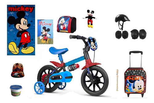 Bicicleta infantil Mickey Mouse Rim 12 - 10 unidades