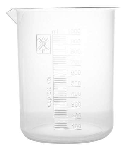 Vaso De Precipitado Graduado Plastico (pp) De 1000ml Pk/6