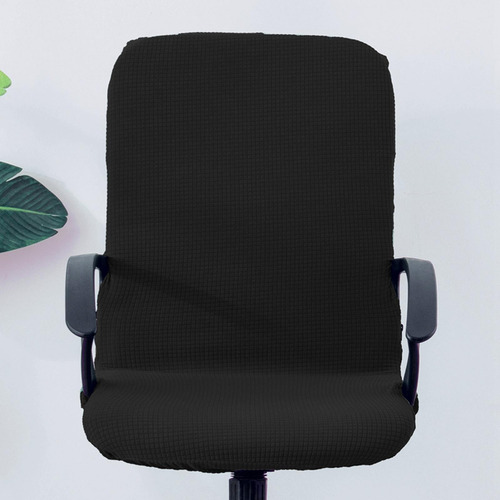 Protector De Asiento De Silla De Escritorio, Suave, Negro Y
