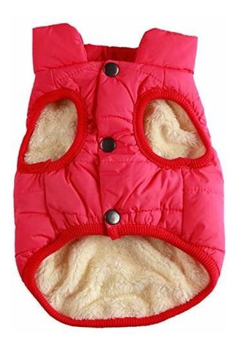 Joydaog Chaqueta De Perro Abrigada Con Forro Polar De 2 Capa