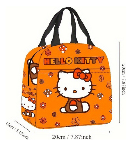 T Lonchera Térmica Hello Kitty Para La Colación
