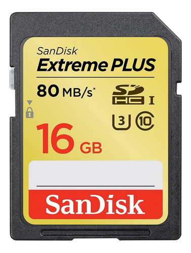 Memoria Sd Sandisk 16gb Extreme Plus Sdsdxs-016g-x46