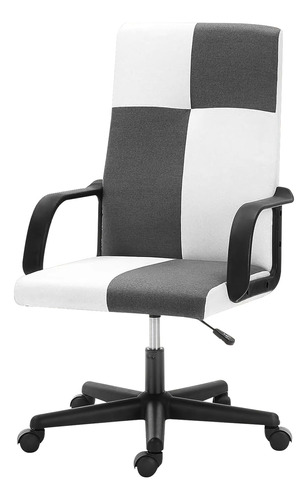 Vanciki Home Office Desk Chair With Armrests, Upholstered E.