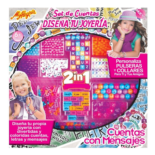 Imagen 1 de 2 de Set De Cuentas Diseña Tu Joyería Mi Alegría