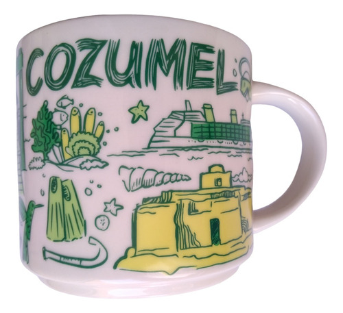 Taza Starbucks Cozumel City Mug Been There Series 2019