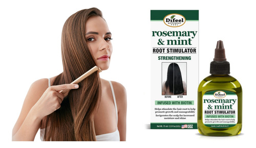 Tratamiento Rosemary & Mint Difeel Crecimiento Para Cabello