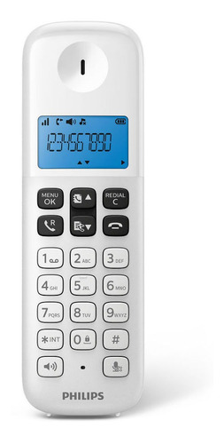 Teléfono Inalámbrico Philips D1311w/77