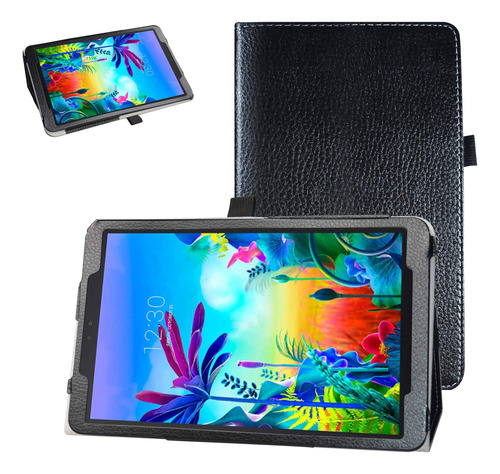 Bige Funda Para LG Pad 5 10.1 Piel Sintetica Funcion Atril