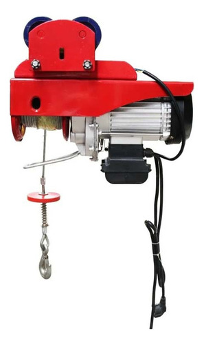 Talha Guincho Elét 150/300kg + Carro Trolley Manual Polti Cor Vermelho Quantidade De 1 220v