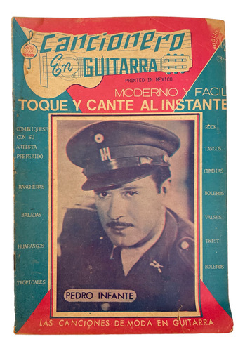 Revista Cancionero En Guitarra 3 Pedro Infante Toque Y Cante
