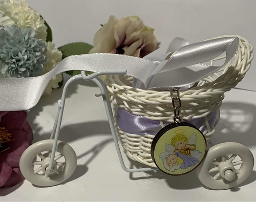 Bicicleta Pequena Decorativa Infantil Feminina Com Chaveiro