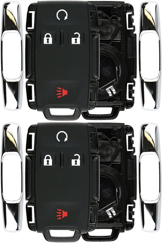 Keylessoption - Carcasa Para Lluevo De Coche Con Mando A Dis