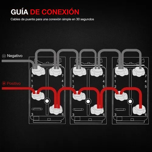 Panel De Interruptores Basculantes 3 Terminales C Luz Led