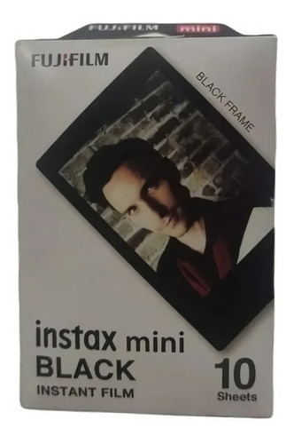 Pack Films Negros Foto Instax Mini Camara Instantanea X10