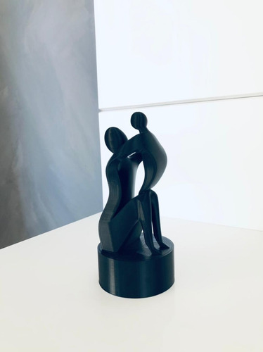 Estátua Mãe E Filho(a) Presente Dias Das Mães 15cm