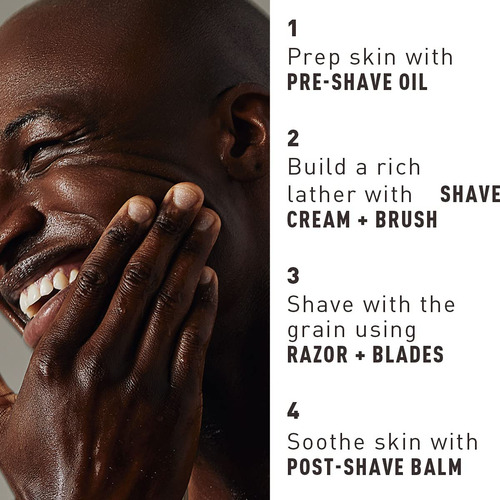 Kit De Afeitado Biselado Para Hombre Con Maquinilla De Afeit